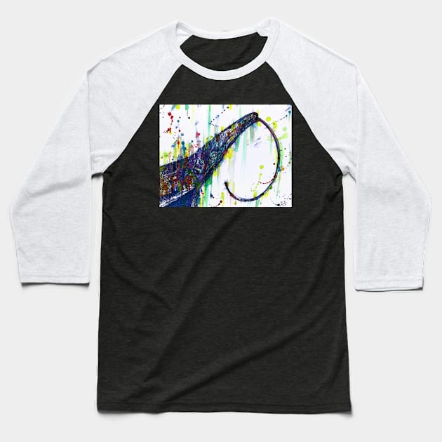 ANTEATER watercolor and ink portrait Baseball T-Shirt by lautir